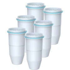 Filterlogic Water Filters, Compatible with ZeroWater® Pitcher and Dispenser (6)
