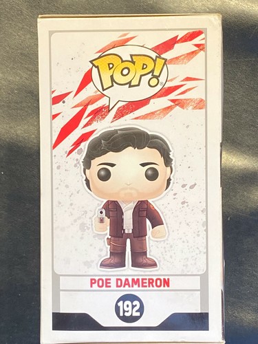Funko Pop! Star Wars: The Last Jedi - Poe Dameron Action Figure #192 free ship - Picture 3 of 3