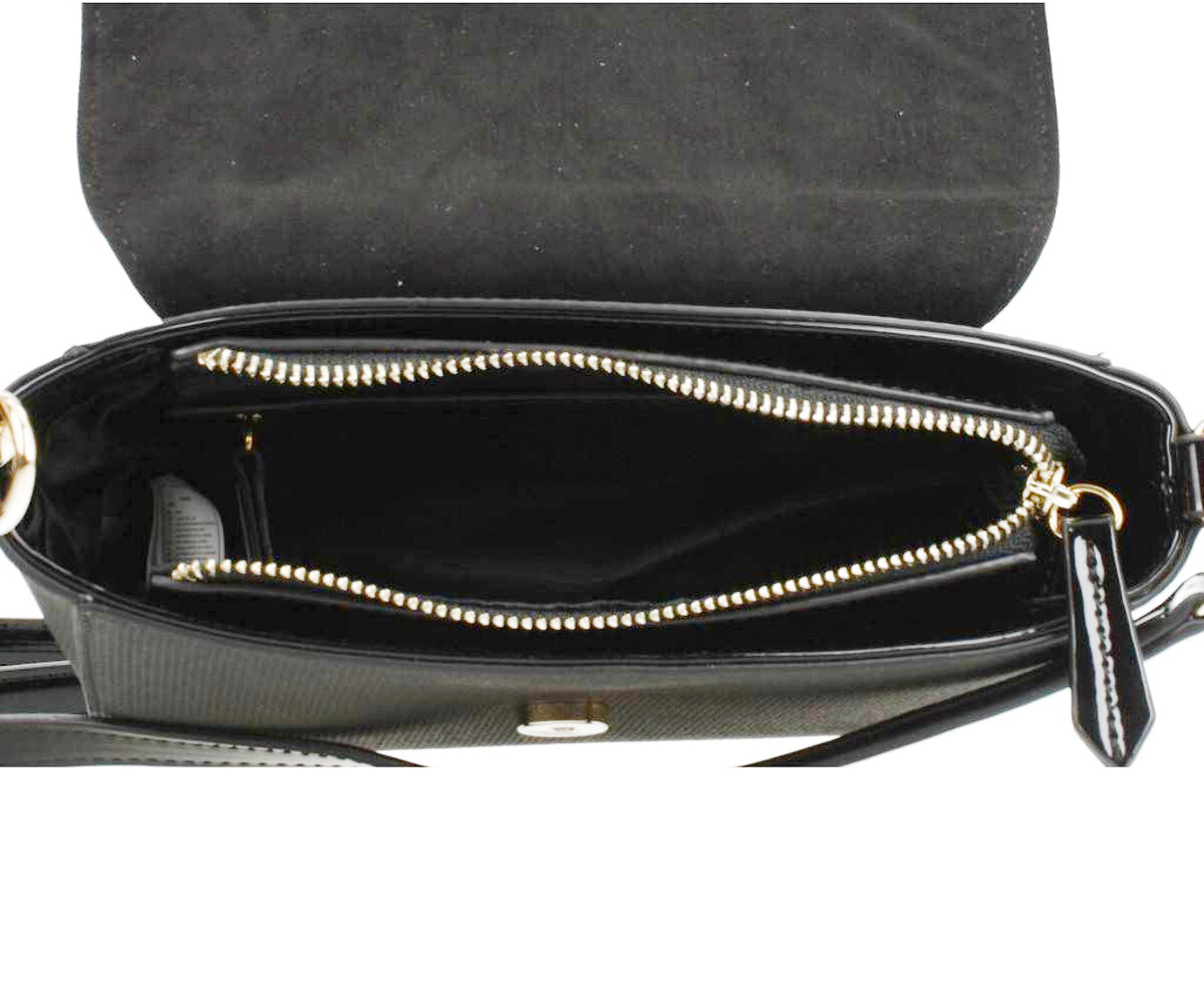 Borsa a tracolla Valentino Magnolia nera foto 6
