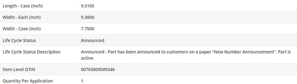 Filtro de aceite tipo OEM WIX para Chevrolet 3E 1959 L6-3,8 L Foto 4 de 4