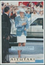 Aitutaki 1998 - Princess Diana Children's Fund Miniature Sheet - MNH