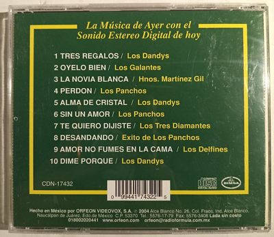 LOS TRIOS MAS FAMOSOS DEL MUNDO, FEAT. LOS PANCHOS, MEXICAN CD