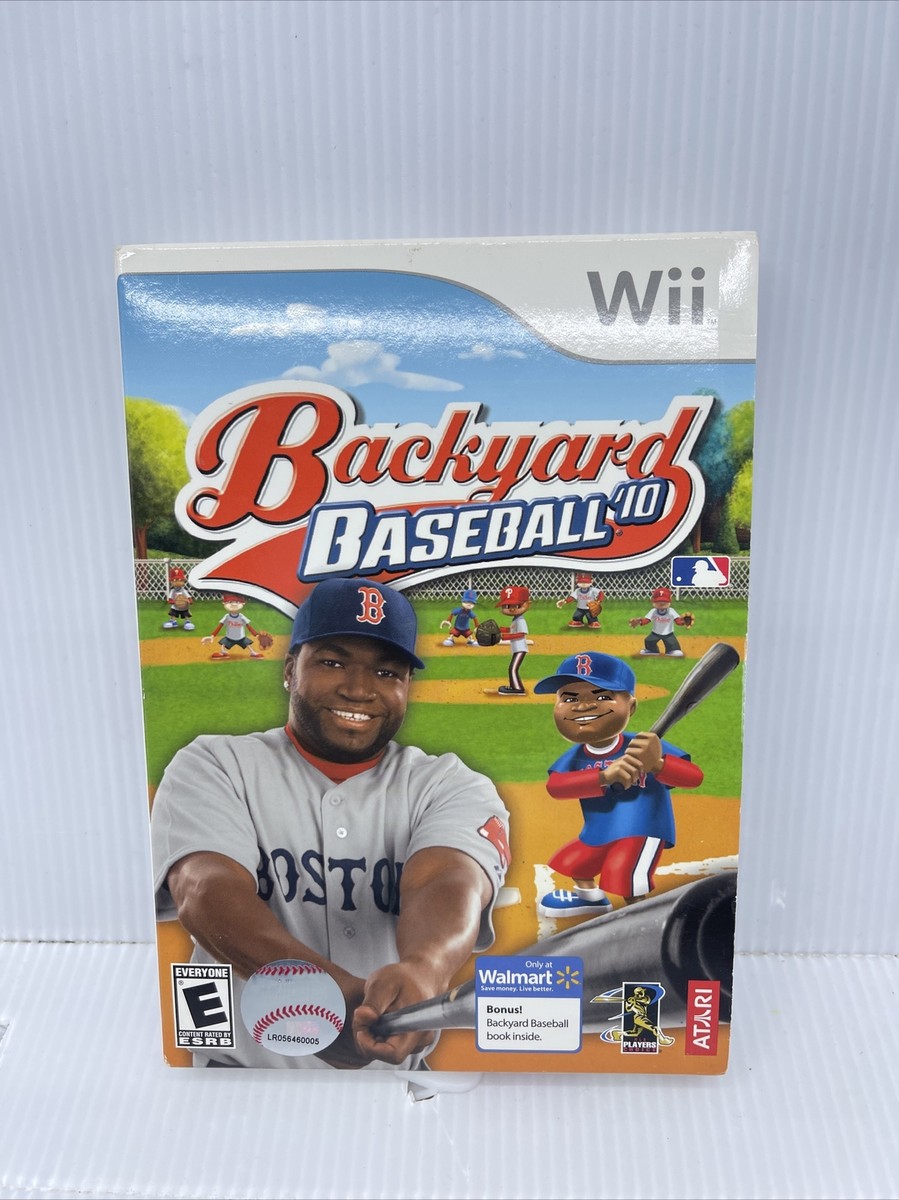 Super Rare* Backyard Baseball 10 Nintendo Wii 2009 Walmart