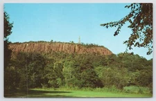 East Rock Park~Striking Trap Rock Cliffs In New Haven Conn~Ektachrome~Vintage PC