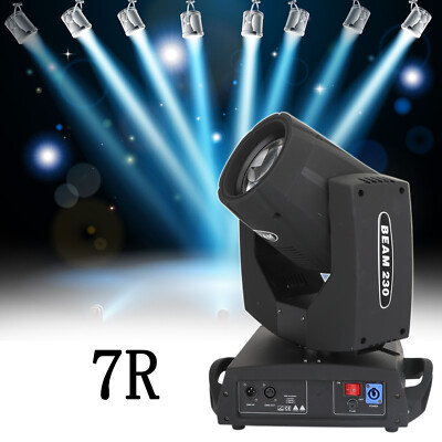 2PCS 7R 230W Zoom Stage Lighting Moving Head Beam DMX Strobe Party Disco Light