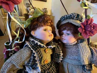 Goldenvale Collection Porcelain Dolls Hope Davie NIB COA Tag