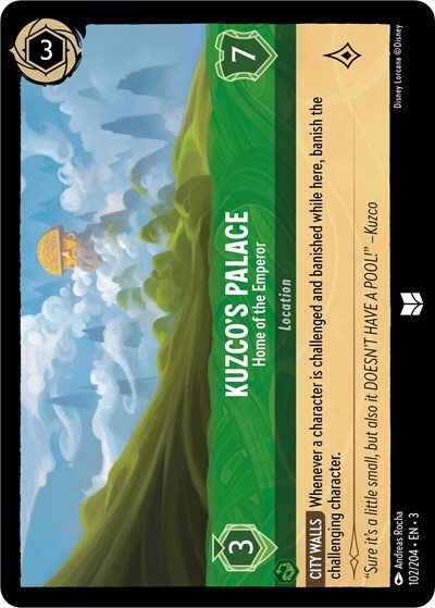 Lorcana Kuzco's Palace (102/228) Into the Inklands NM