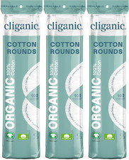 Organic Cotton Rounds 300 Count Makeup Remover Pads, Hypoallergenic, Lint-Free