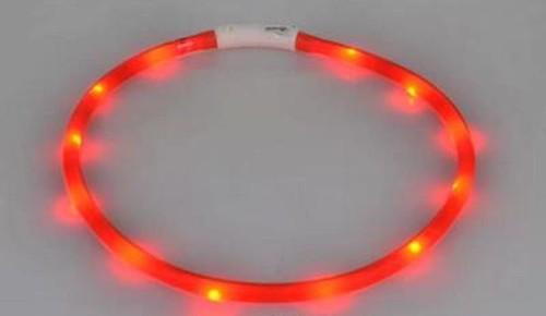 DOT RECHARGEABLE DOTTED LED PET GLOW COLLAR adjustable flash light-up FOR dog - Picture 13 of 65