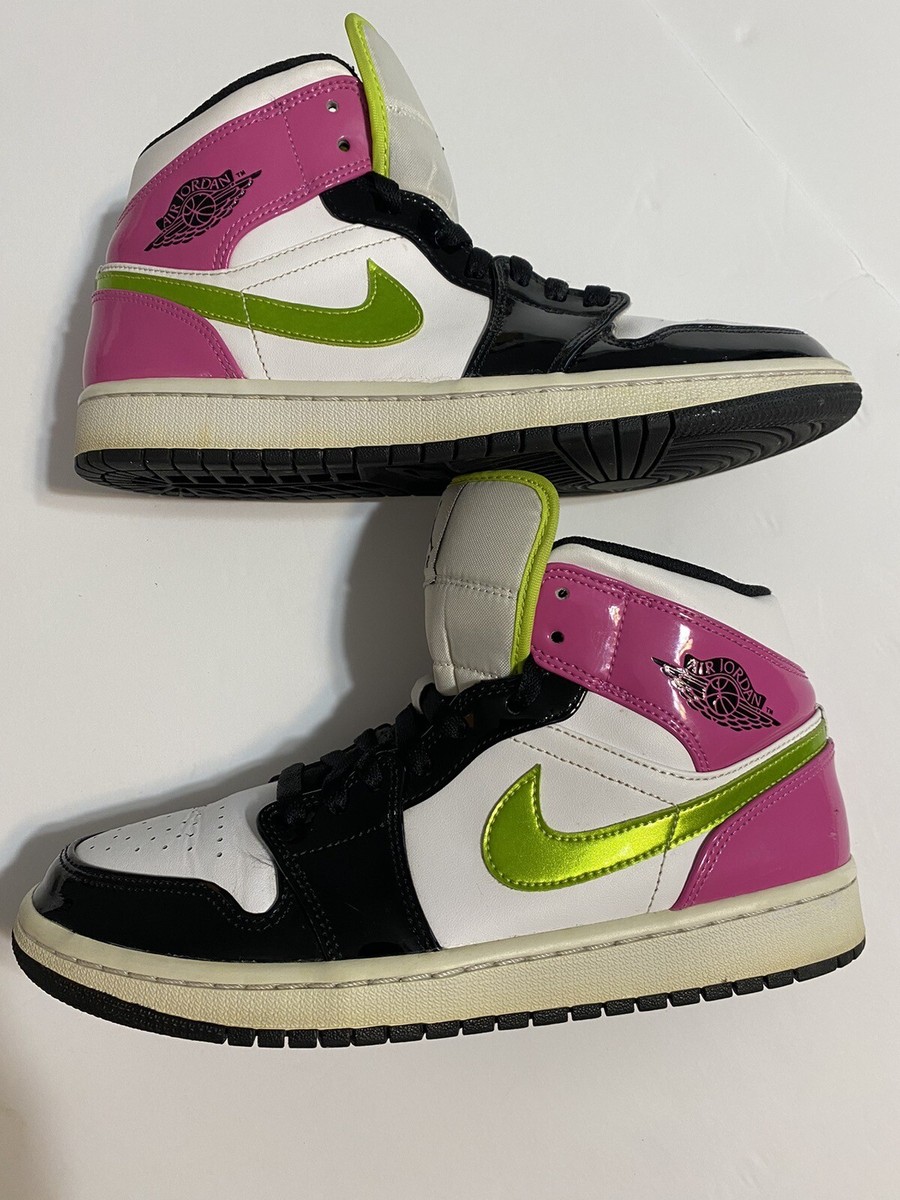 Air Jordan 1 Mid SE Cyber Active Fuchsia 2019 CZ9834-100 Men  display picture 3