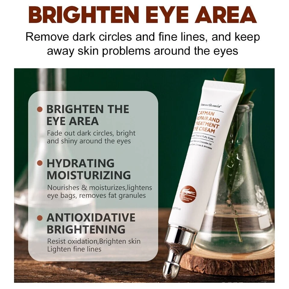 Crema Para Las Ojeras Anti-arrugas Remueve Bolsas en Los Ojos y Círculos Oscuros Foto 4 de 4