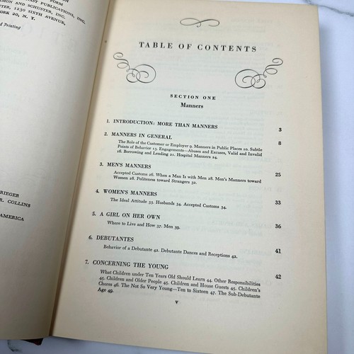 VOGUE’S BOOK OF ETIQUETTE By Millicent Fenwick. 1948. Third Printing Hardcover. - Bild 7 von 13