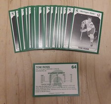 1990 Michigan State Spartans Collegiate Collection 64 Tom Ross Lot Of 10