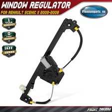 Window Regulator Front Drivers Side With Motor for Renault Scenic II 2003-2008