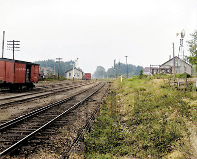1900 Track to be straightened. Normal, Ill's. 11 x 14'' Photo