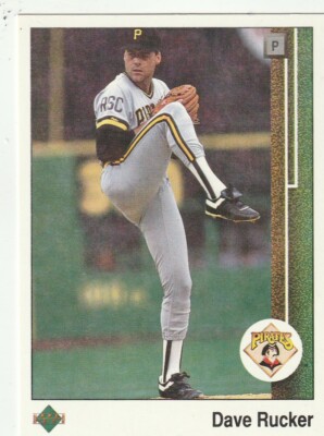 FREE SHIPPING-MINT-1989 Upper Deck Dave Rucker #436 PIRATES PLUS