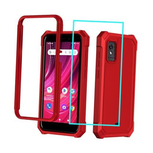 for Case with Screen Protector,Studio Mini 2023 Phone Blu Studio Mini 2023 Red