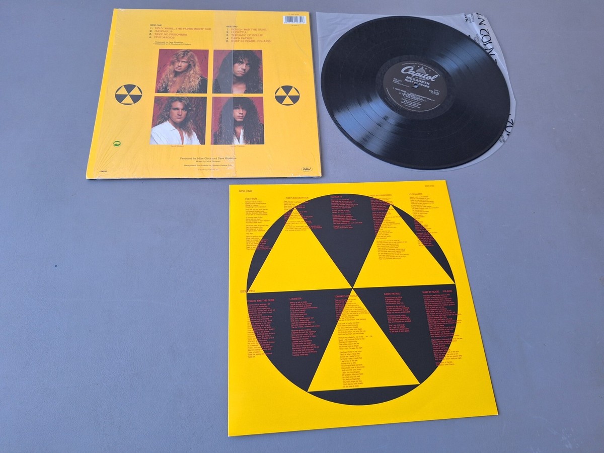 MEGADETH lim edt. 180 gram Vinyl LP Rust In Peace (2008 Capitol