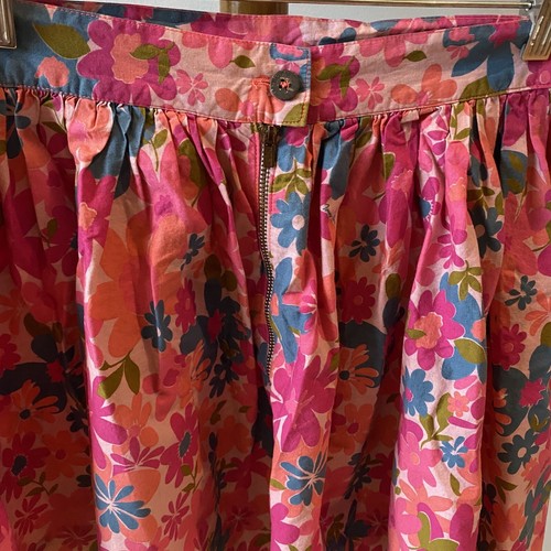 Tracy Feith Size 9 Skirt Fun Pretty Spring Petiskirt Pink and Blue Flowers - Picture 11 of 17