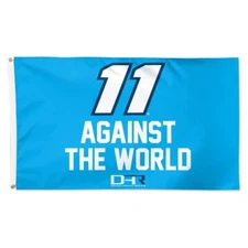 Denny Hamlin #11 Against The World Nascar Car Racing 3x5 FT Flag Wall Banner