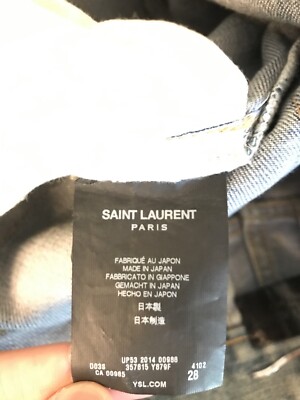 FW14 Saint Laurent Paris Crash Reissue Jeans 28 | eBay FW14 Saint Laurent Paris Crash Reissue Jeans 28 | eBay