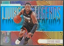 2019-20 Panini Illusions Living Legends Insert Sapphire #20 Dwyane Wade Blue