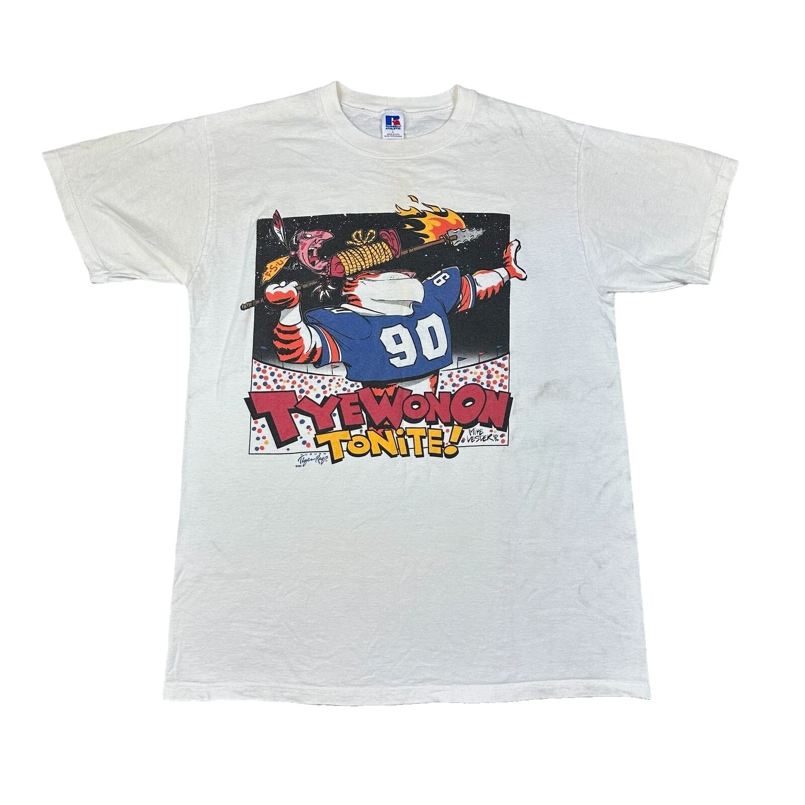 Russell Athletic Graphic Tee Vintage Camisetas para Hombres