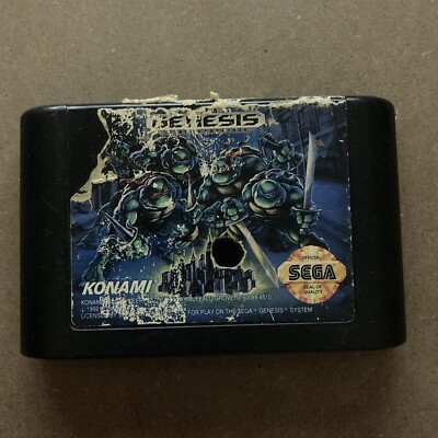 Teenage Mutant Ninja Turtles: The Hyperstone Heist (Genesis, 1992) Authentic