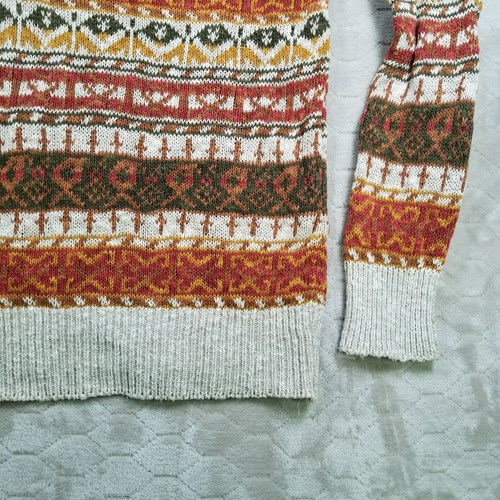 VTG Christopher Hayes Men’s Cotton Linen Sweater Size M Pullover 90s Grandpa - Picture 3 of 11