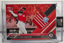 Elly De La Cruz 6/7/2023 Topps Now 1st MLB HR Game-Used Base Relic Red #'d 8/10