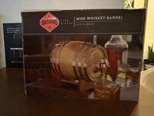Dashing Mini Whiskey Barrel Fine Gifts 27 oz New-Open Box
