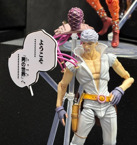 Medicos Super Action Statue JoJo's Bizarre Adventure RINGO ROADAGAIN & MANDOM - Picture 10 of 10