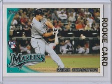 GIANCARLO STANTON 2010 Topps UPDATE ROOKIE CARD Baseball RC Mike Marlins YANKEES