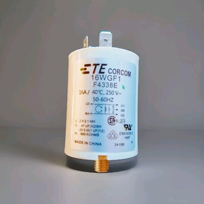 Corcom 16WGF1 F4338E EMI Power Line Filter