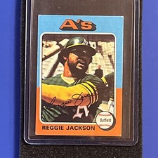 1975 Reggie Jackson - Topps mini #300