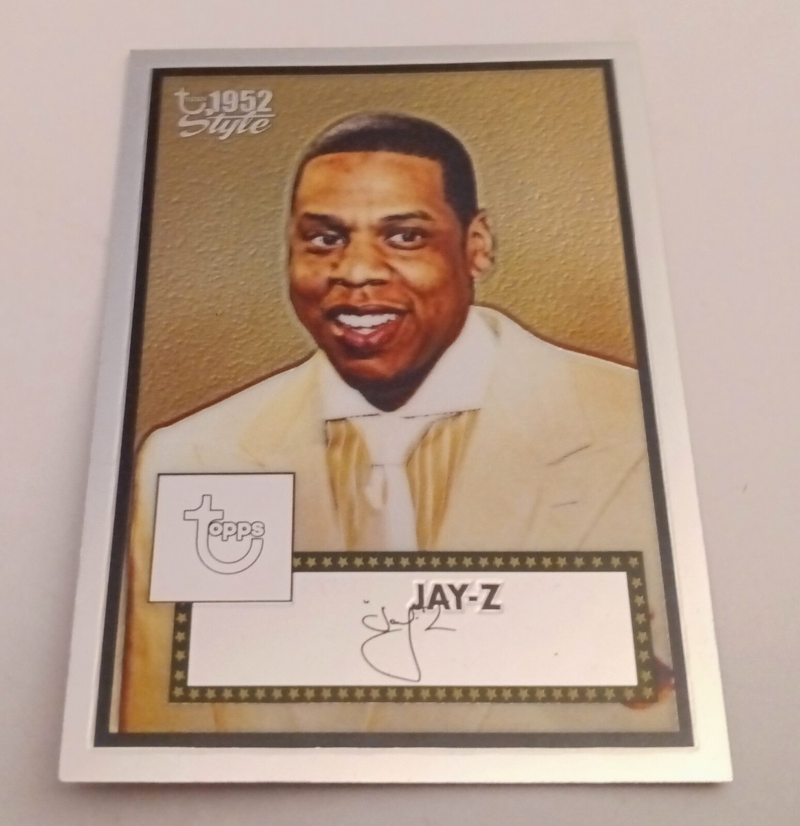 2005-06 Topps 1952 Style Chrome Jay-Z RAPPER NBA Card #165 SP RARE