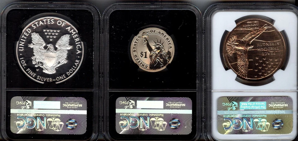 2016  3 PC COIN & CHRONICLES SETS - NGC  - PROOF 70, 69 & MS68 - Image 2 of 2