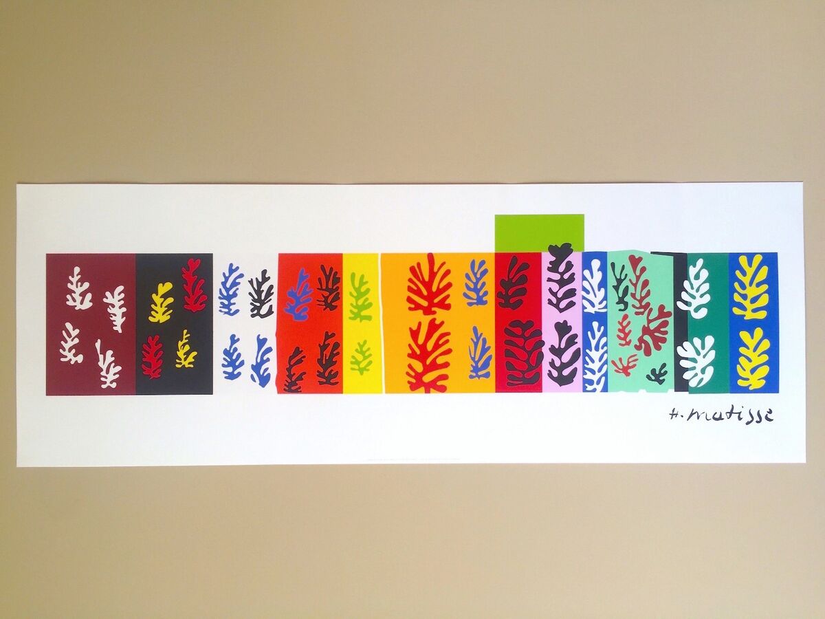 HENRI MATISSE OVERSIZED AUTHENTIC FINE ART SILKSCREEN PRINT HENRI MATISSE OVERSIZED AUTHENTIC FINE ART SILKSCREEN PRINT