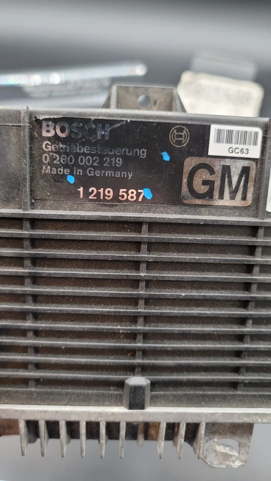 BMW 325i 320i 1992 unidad de módulo de control de transmisión GM EGS-GM TCM 0260002219 Foto 3 de 4