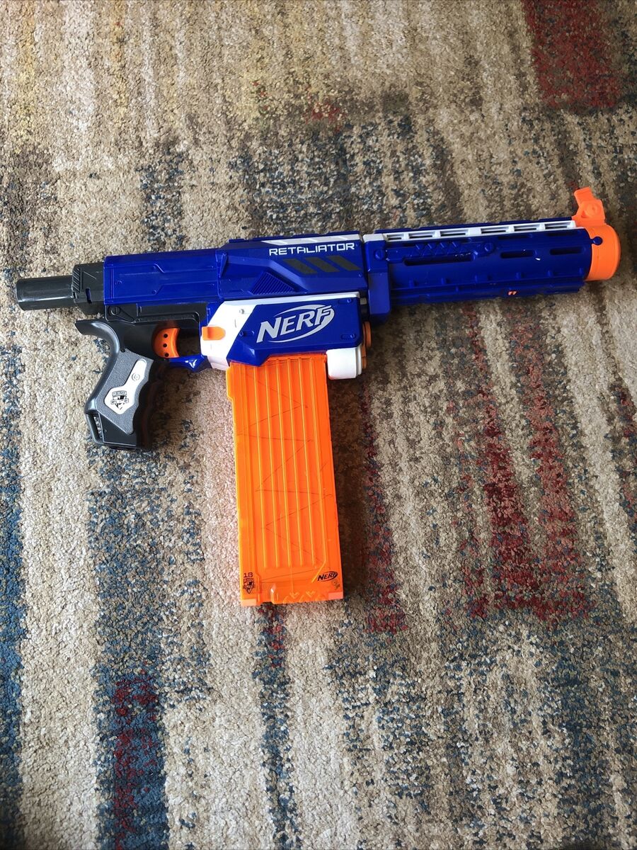 NERF N-Strike Elite Retaliator Blue Nerf | eBay NERF N-Strike Elite Retaliator Blue Nerf | eBay