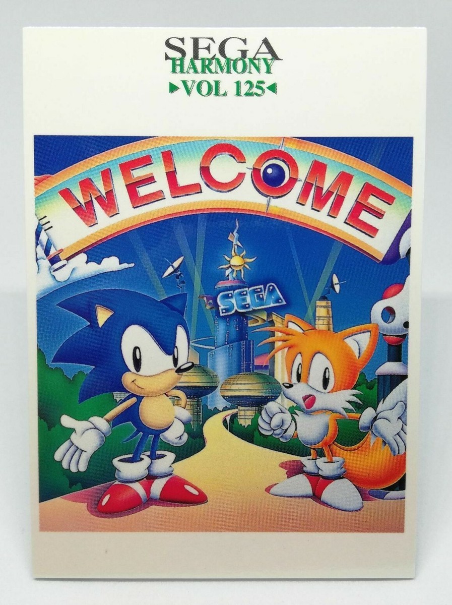 112 Harmony SONIC Card SEGA FREAKS trading JAPAN Arcade GAME | eBay