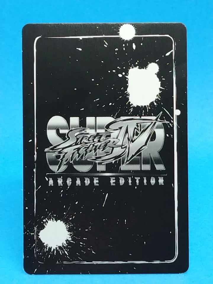 VEGA BISON SAGAT BALROG Street Fighter 4 Arcade Edition Playing Card Diamond K - Image 2 of 4