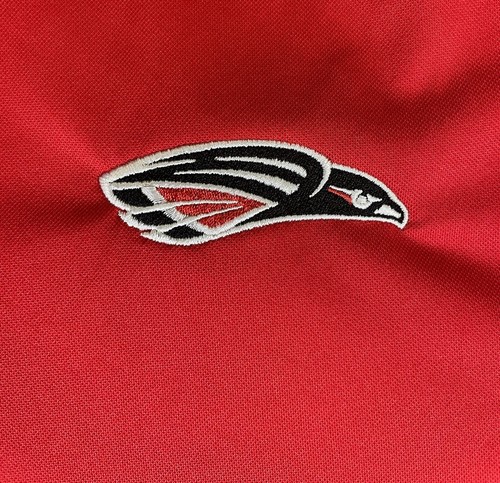 Nike Training Jacket Mens 2XL Southern Oregon Raiders Full Zip Red Gray Sweater - Picture 9 of 14