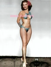 Debra Paget #8 COLORIZED PHOTO 11 X 8.5 SHIPS FREE