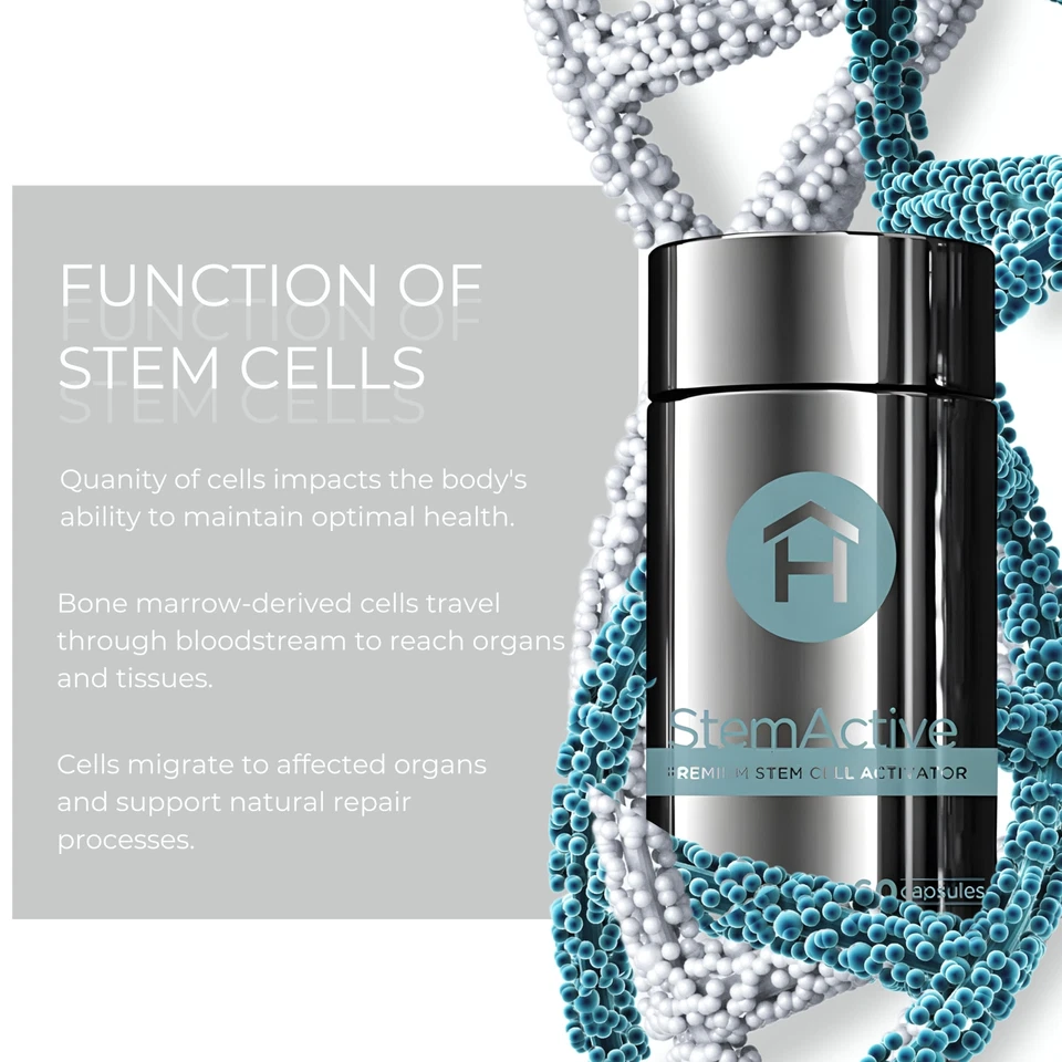 Suplemento de apoyo a células madre StemActive con espino cerval de mar y algas Klamath Foto 4 de 4