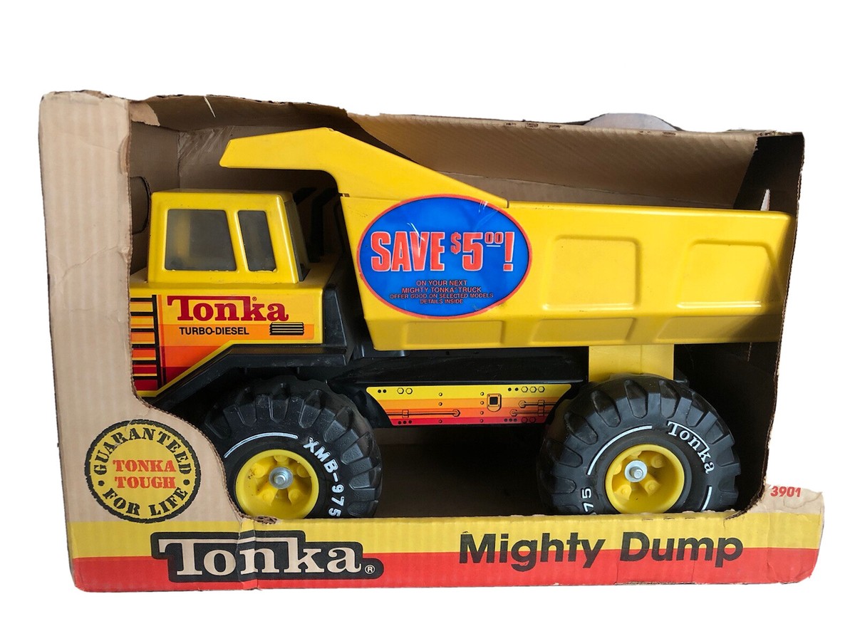 1991 Tonka Mighty Dump Truck #3901 In Box!!!! | eBay