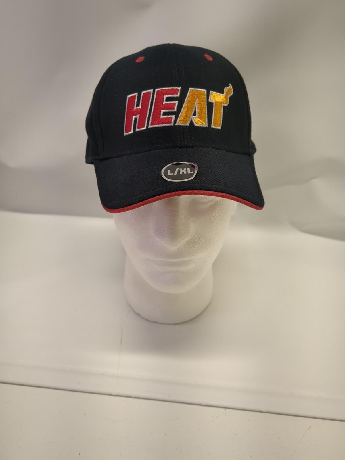 Miami Heat adidas NBA Basketball Logo Flex Fit Cap Size L/XL