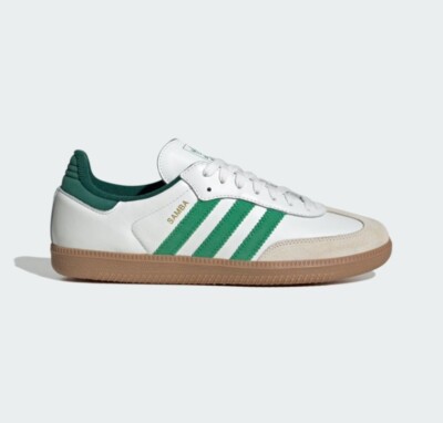 New Adidas Samba OG Shoes - White / Collegiate Green (JI3202) | eBay