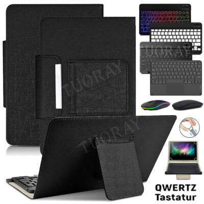 Tablet Hülle QWERTZ Tastatur Samsung Galaxy Tab S6 Lite 10.4 Tasche Schutzhülle