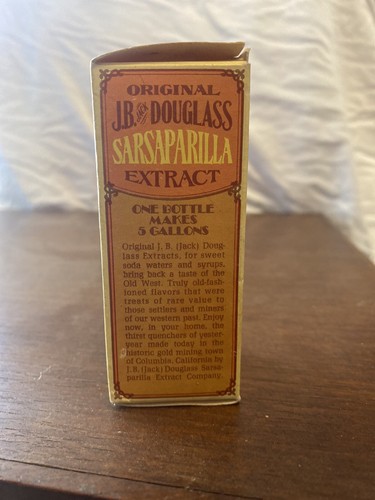 RARE OLD J.B. JACK DOUGLASS SARSAPARILLA EXTRACT IN ORIGINAL BOX B51 - Picture 4 of 9